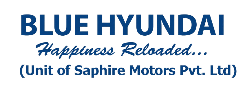 Blue Hyundai logo